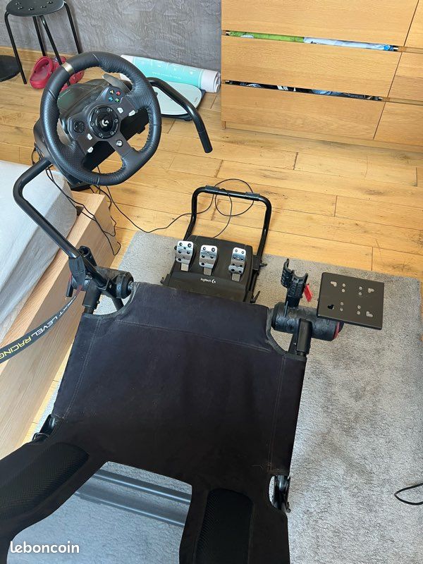 Setup Simracing complet : Siège Next Level Racing + Volant Logitech G920 (Xbox/PC) - État neuf (image 10)