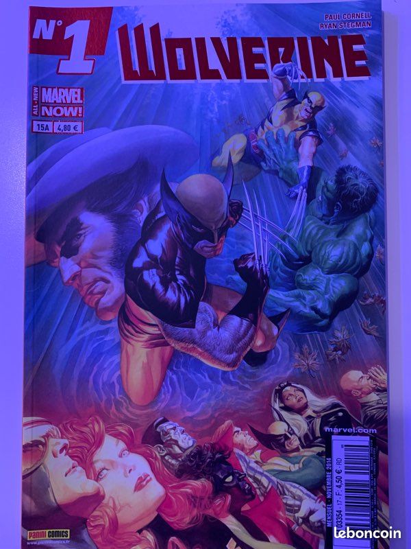 Marvel now wolverine tome 15A panini comics (image 1)