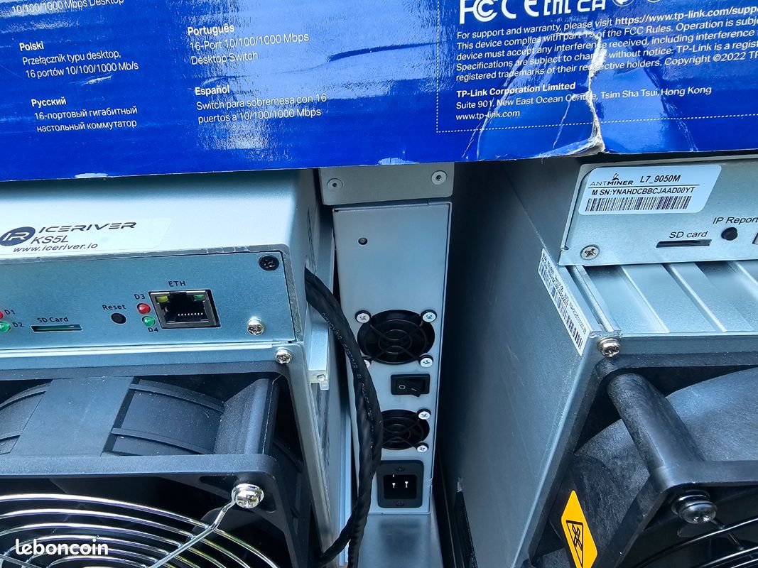 Ferme de minage crypto ASIC/GPU - Accessoires informatique