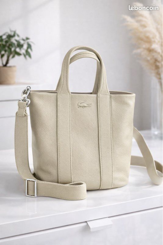 Sac à main en cuir Lacoste (image 1)