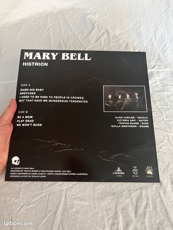 Mary Bell, HISTRION, vinyl, 33T (image 2)
