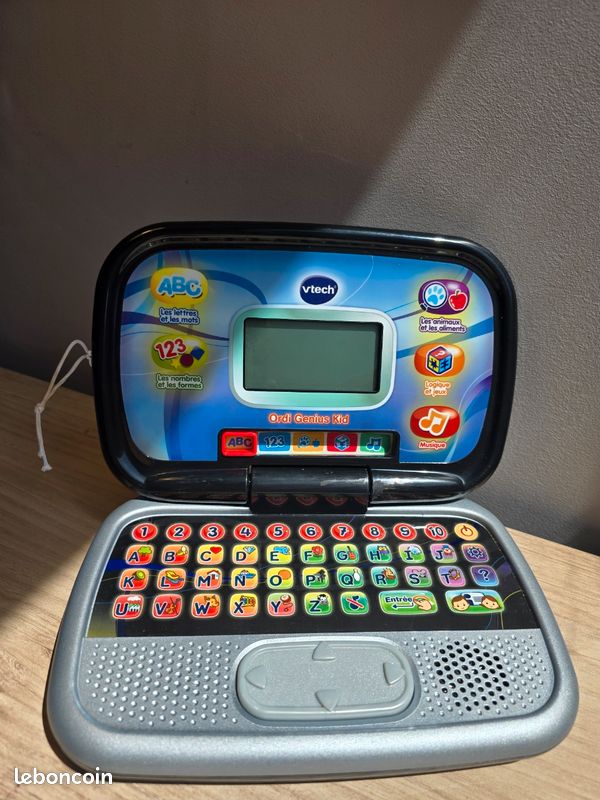Vtech Ordi Genius Kid Noir - Ordinateur Éducatif pour Enfants de 3 à 7 Ans - Neuf pas cher