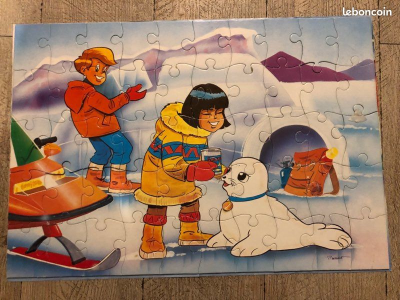 Puzzle vintage Bibi phoque (image 1)