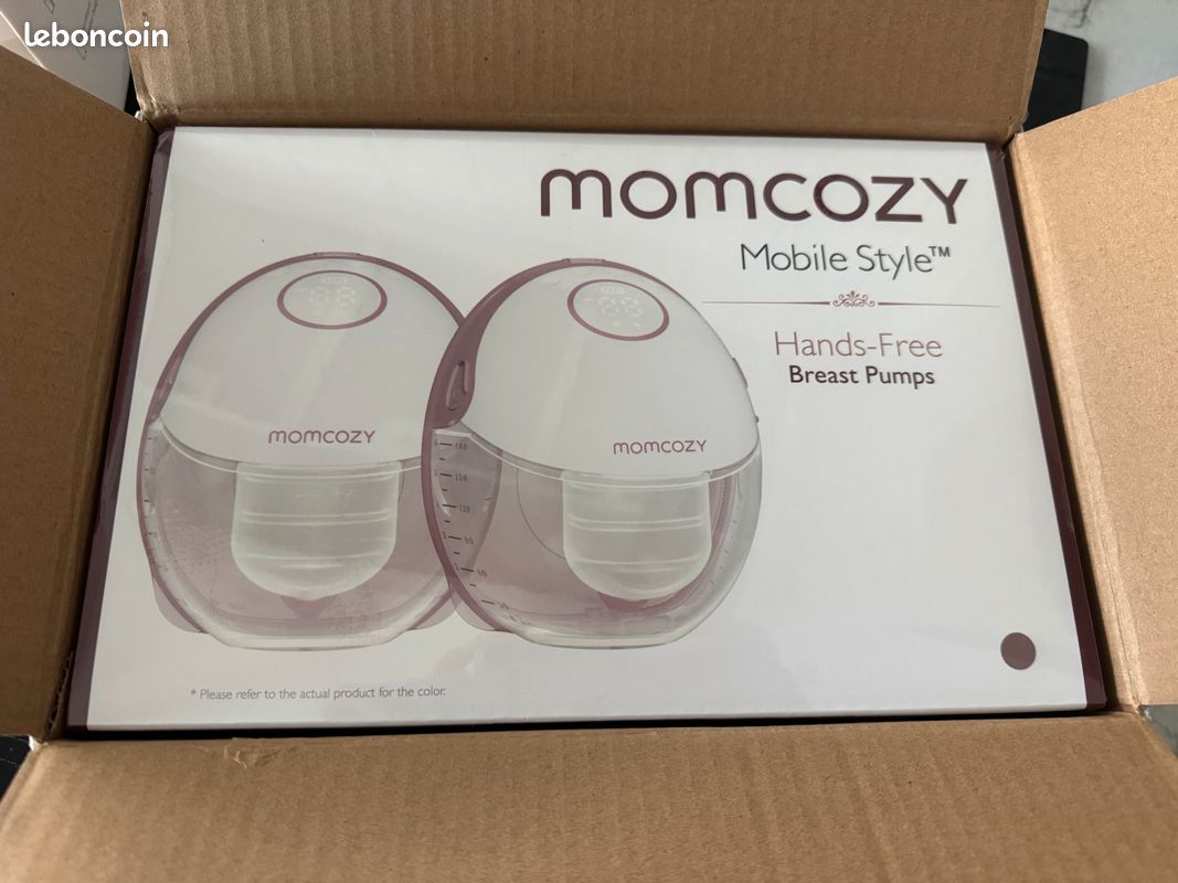Tire-lait mains libres Momcozy M6 + sac conservation (image 1)