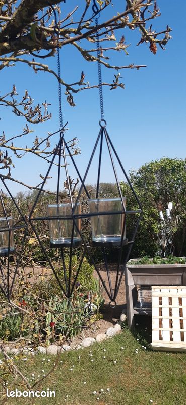 Photophore de jardin à suspendre (image 6)