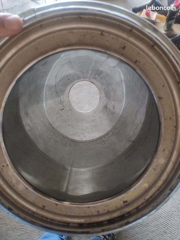Conduit Poujoulat inox galvaniser 200mm neuf 1m (image 3)