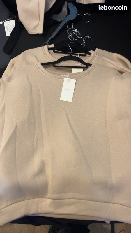 Sweat Ciao Milano « New York » beige– Neuf avec étiquette (image 1)