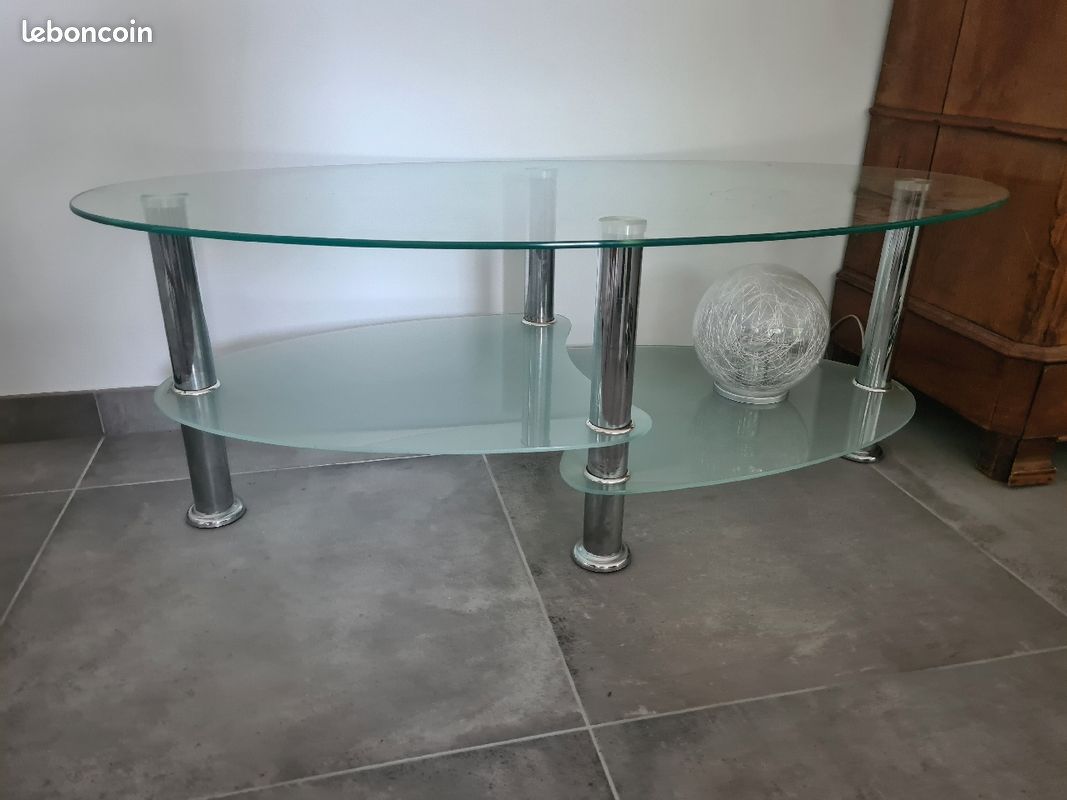Table basse en verre (image 2)