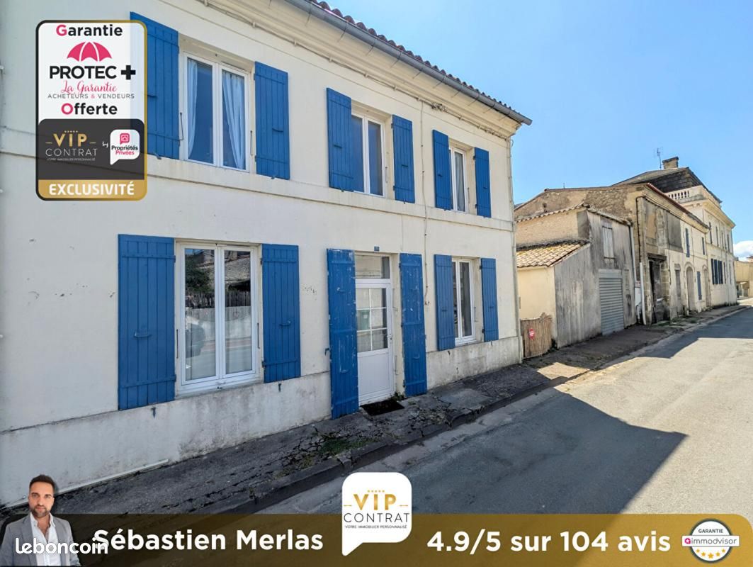 Maison 3 pièces 81 m² · à Mortagne-sur-Gironde · 81 m² · 130 000 €