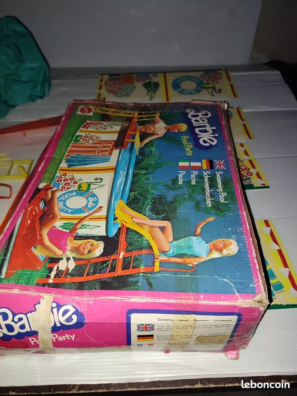 Piscine Barbie Pool Party Vintage Mattel 1974 (pièces Manquantes) – France