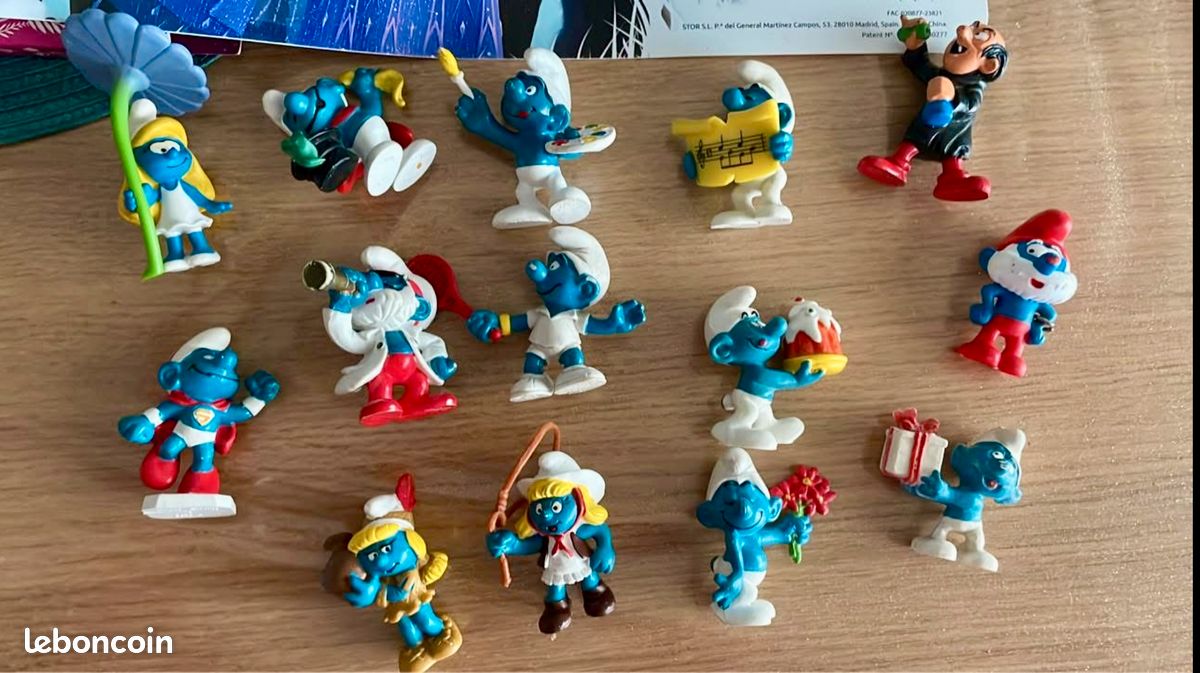 Lot Schtroumpfs vintage (image 1)