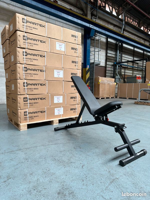 Adjustable Bench QJ30 SPARTEK Impact neuf machine musculation libre banc ajustable multi positions angles professionnel idéal haltères (image 2)