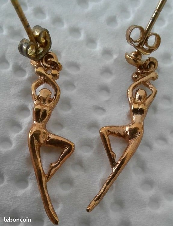 Boucles d'oreilles danseuses (sun92) (image 2)