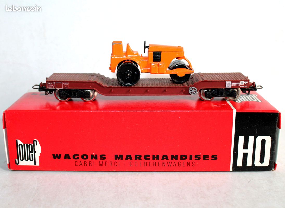 WAGON PLAT SURBAISSÉ SNCF HO Jouef Ref. 658 EUR 6,90 - FR