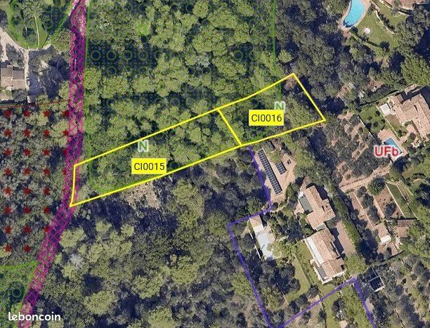 Terrain 2500 m² · à Mouans-Sartoux · 2 500 m² · 44 000 €