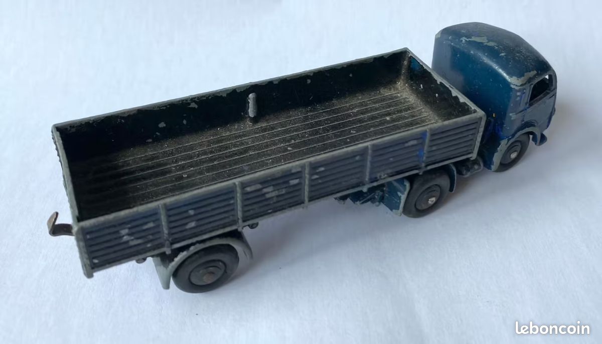 Petit Camion Semi-Remorque Modèle Réduit , Tracteur Panhard Miniature En Métal , Dinky Toys Fabriqué En France Par Meccano (image 5)