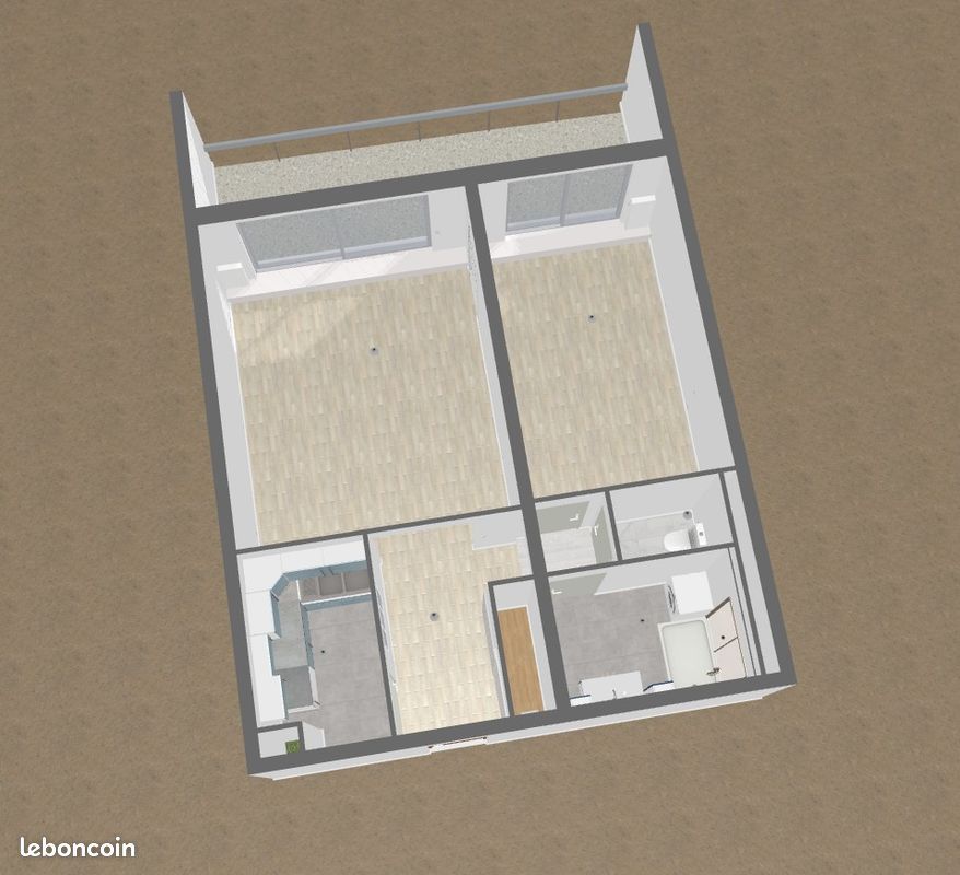 Appartement 2 pièces 55 m² · à Nantes · 55 m² · 995 €/mois