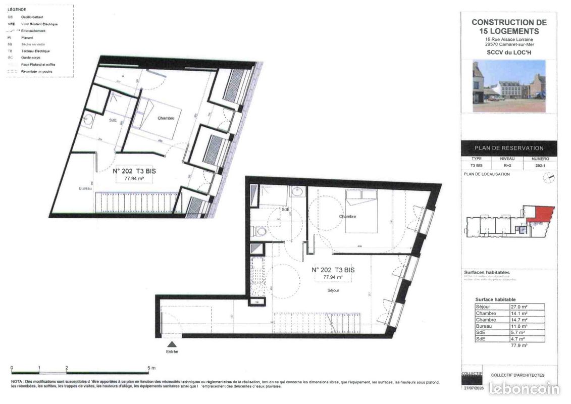 Appartement 4 pièces 78 m² · à Camaret-sur-Mer · 78 m² · 367 744 €