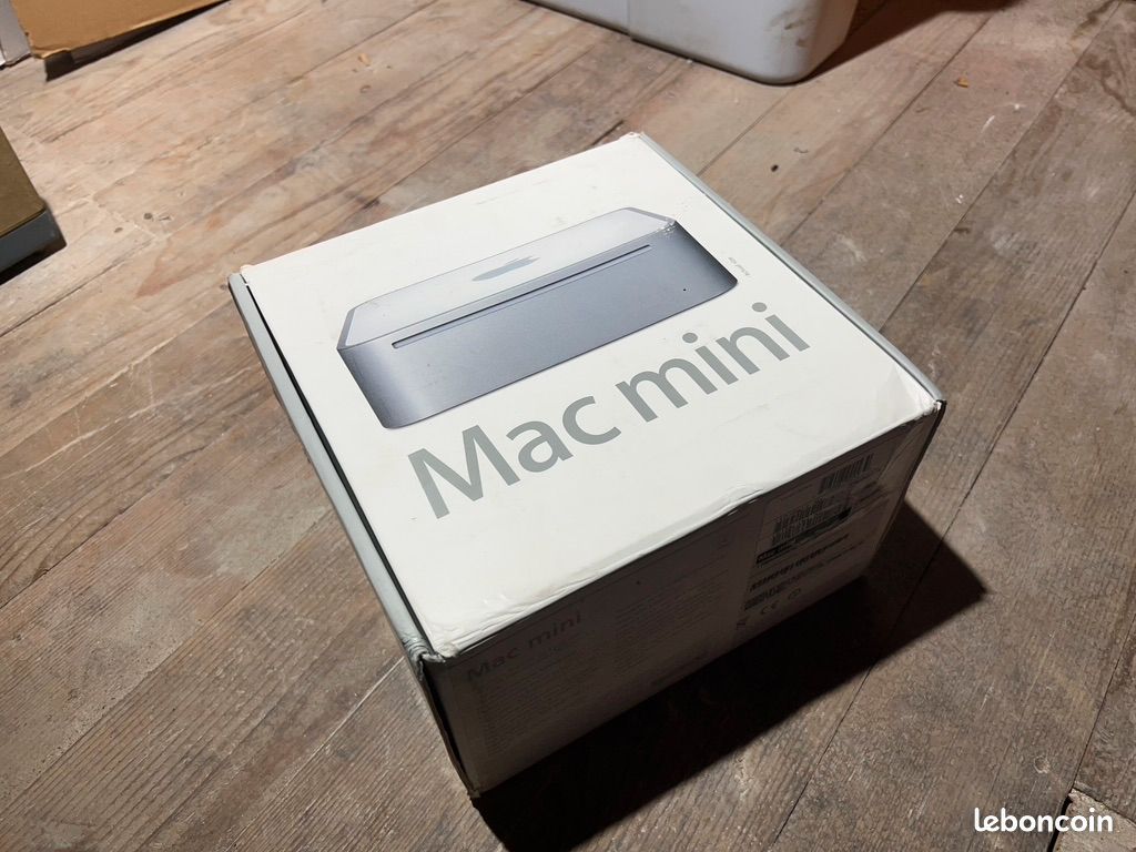 Apple Mac mini 1,25 GHz G4/256/40/Combo/Radeon 9200/56k - 1ère Génération (2005) - Dans sa boîte d'origine (image 1)