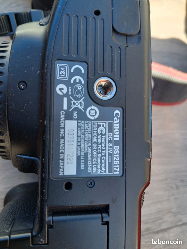 Appareil photo canon avec ses accessoires (image 6)