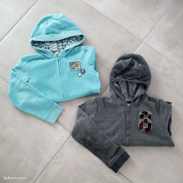 Lot De 3 Gilets Garçon 10-12 Ans - 100% Coton - Neufs Avec étiquettes