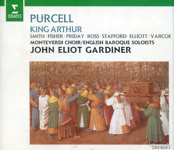 Disque PURCELL KING ARTHUR N° 751212 (image 1)