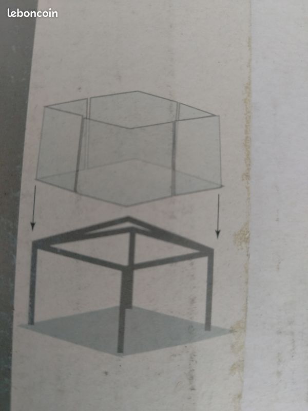 Moustiquaire universelle pour pergola 3 X 3 ou 3 x 4 (image 2)