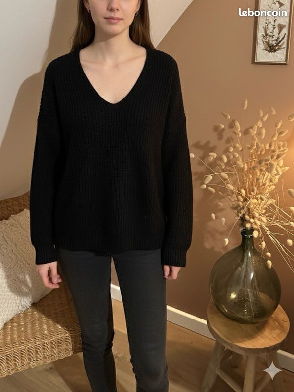 Pull Décontracté À nches Longues Col Rond Pour Jeune
