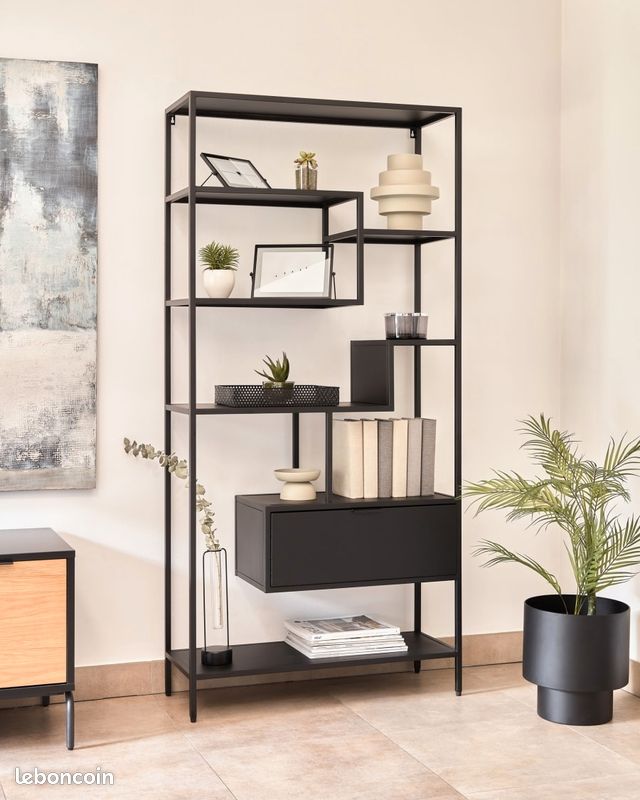 Étagère noir kave home (image 1)