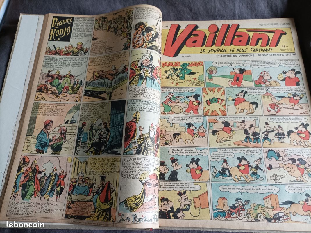 VAILLANT 8 223 à 246 PIF Arthur fantôme pension Radicelle pionniers de l'espérance recueil reliure album (image 6)
