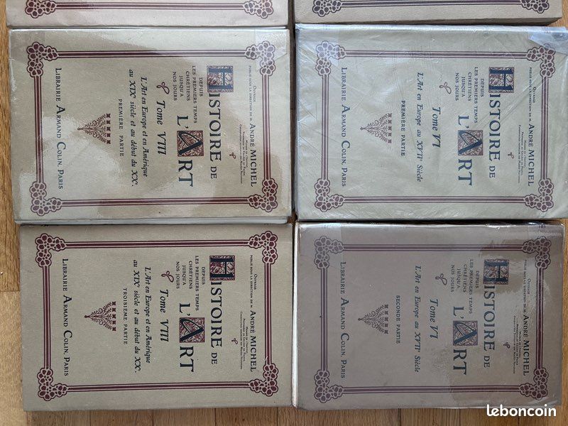 Histoire de l'Art (8 volumes / tomes) - André Michel (Librairie Armand Colin) (image 3)