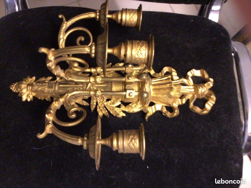 Paire appliques bronze (image 4)