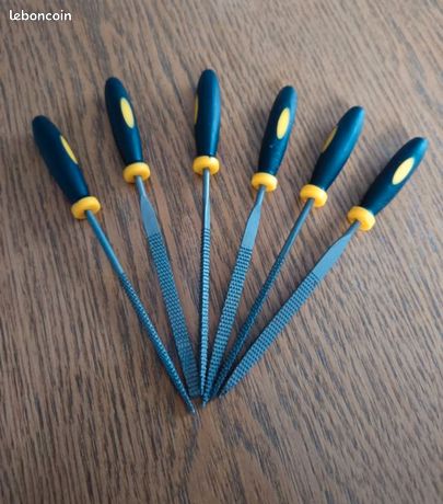 Kit De 6 Limes à Aiguilles De Précision 140 Mm - Pour Travail Du Bois, Métal, Modèle, Neuf