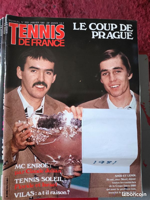 WORLD TENNIS Magazine – Décembre 1983 – Les Meilleurs Paris Pour 84 – État Correct