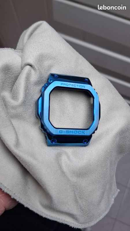 Lunette (bezel) De Remplacement Pour Casio GA-900-2A – Bleu Foncé, Neuf Avec étiquettes