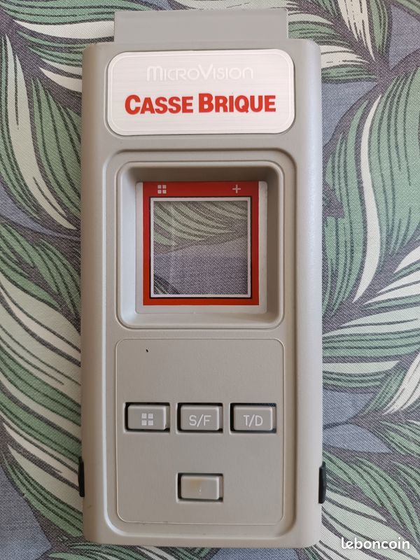 Console Portable Microvision MB - Jeu Casse-Brique 1983, Boîte Complète FR
