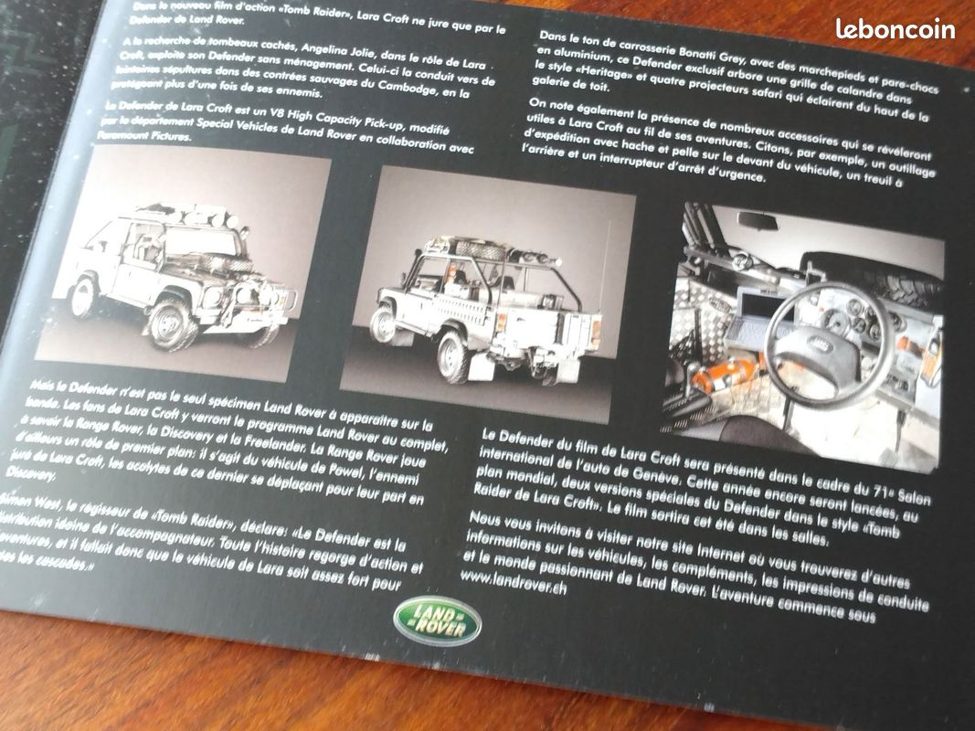 ROVER TCV concept car brochure édition 09/2002 - Livres