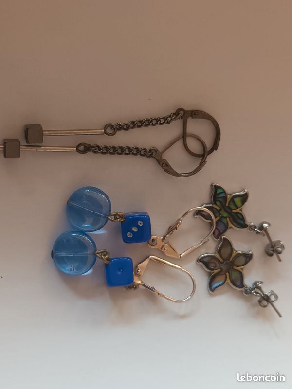 3 sublimes paires de boucles d'oreilles percées (image 2)