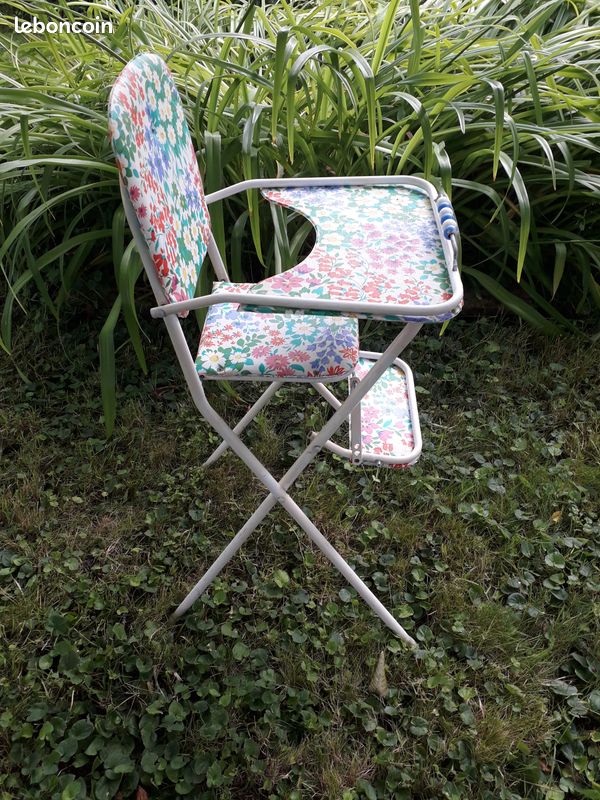 Chaise haute avec tablette pour poupon 36 a 43 cm - Baby Born - Rose / Blanc - Accessoire poupee - Jouet Fille - Jeux - Jouets