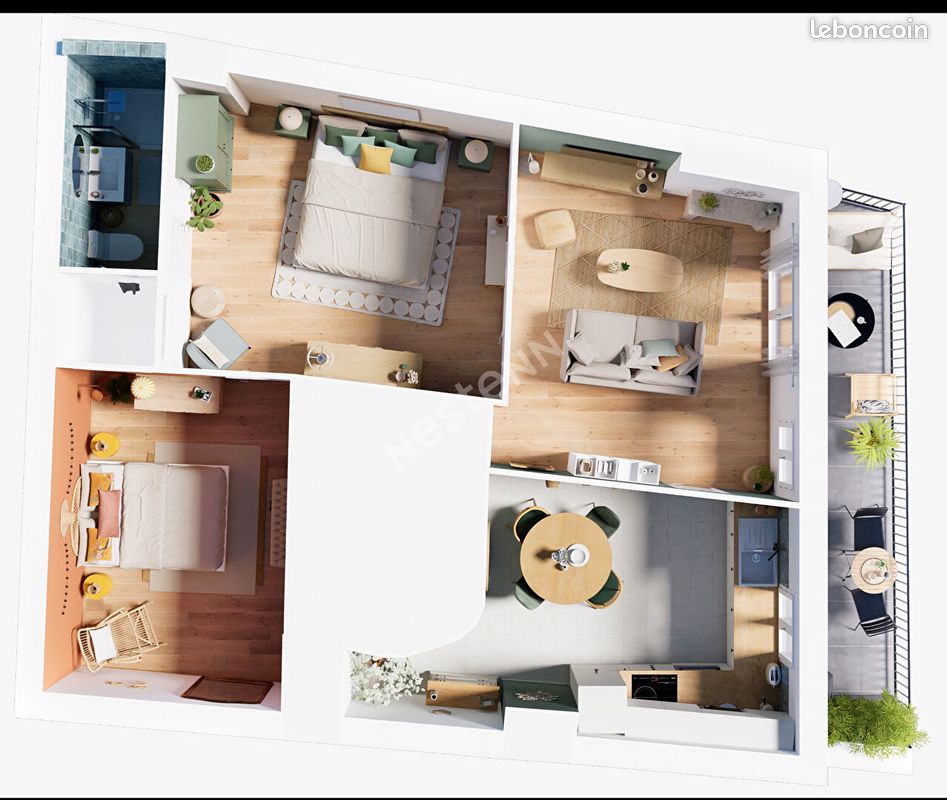 Appartement 4 pièces 80 m² · à La Seyne-sur-Mer · 80 m² · 130 000 €