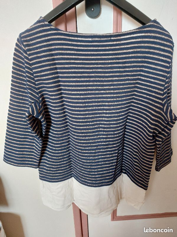 Pull BREAL bleu et doré (image 4)