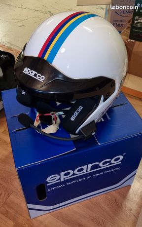 Casque Sparco Jet FIA Flux I Blanc Taille XS