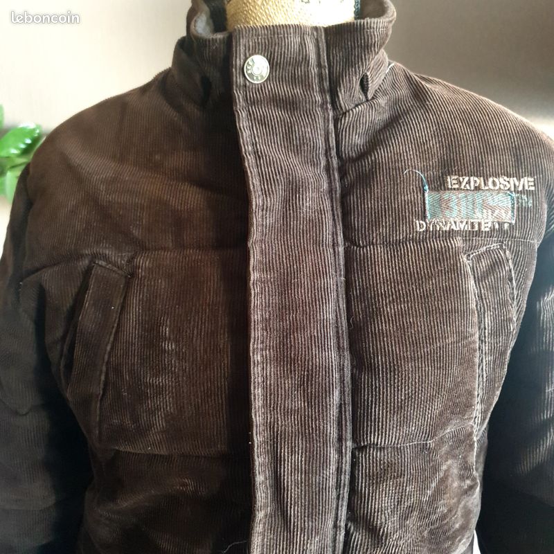 Veste garçon velours marron (image 5)