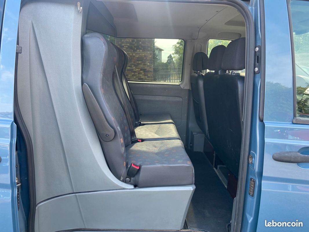 Mercedes Vito 120 CDI V6 BVA 204 cv 5 places. Attelage, régulateur, radar, entretien à jour (image 4)
