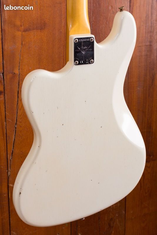 Fender Bass VI Custom Shop Journeyman Relic 2018 - Olympic White (image 6)