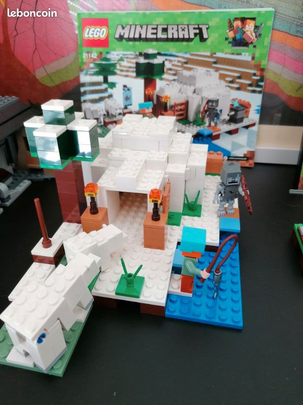 Lego Minecraft 21142,l'igloo Jeux Jouets