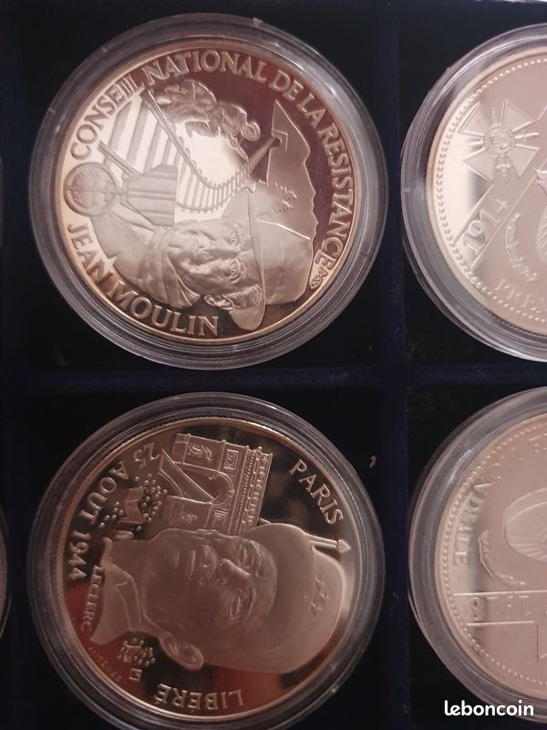 Pièce De Défi Seconde Guerre Mondiale – 80e Anniversaire Du Débarquement, Boîte Transparente Incluse (40 Mm)