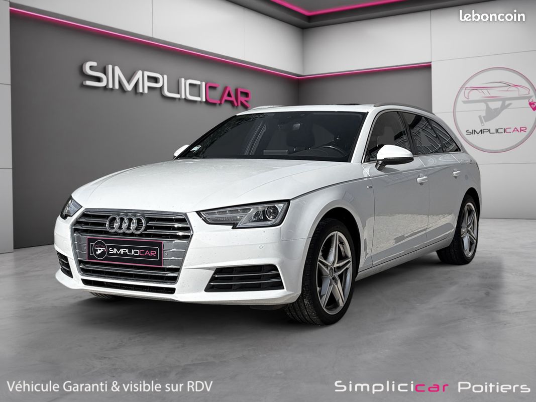 AUDI A4 V AVANT S-Line 2.0 TDI 150Ch CarPlay Caméra de Recul Toit Ouvrant Garantie 12 mois (image 4)