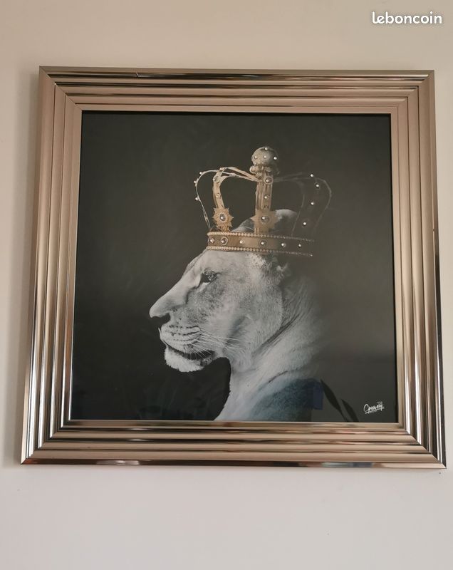 Tableau lion lionne (image 1)