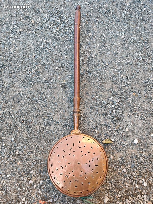 Bassinoire chauffe lit cuivre (image 1)